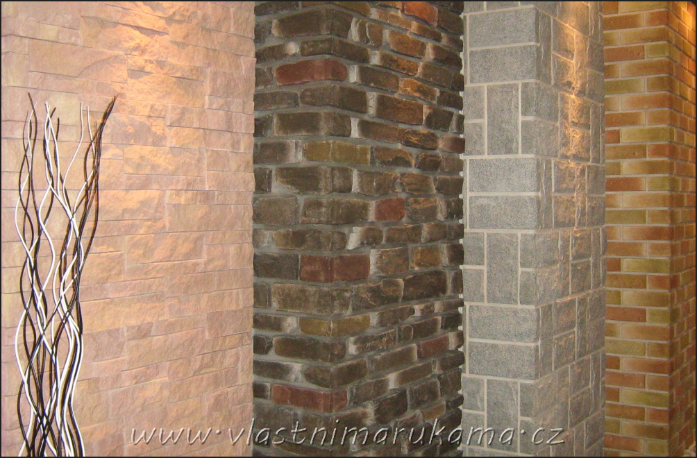 spárování kamenných obkladů, foto med spárování kamenných obkladů