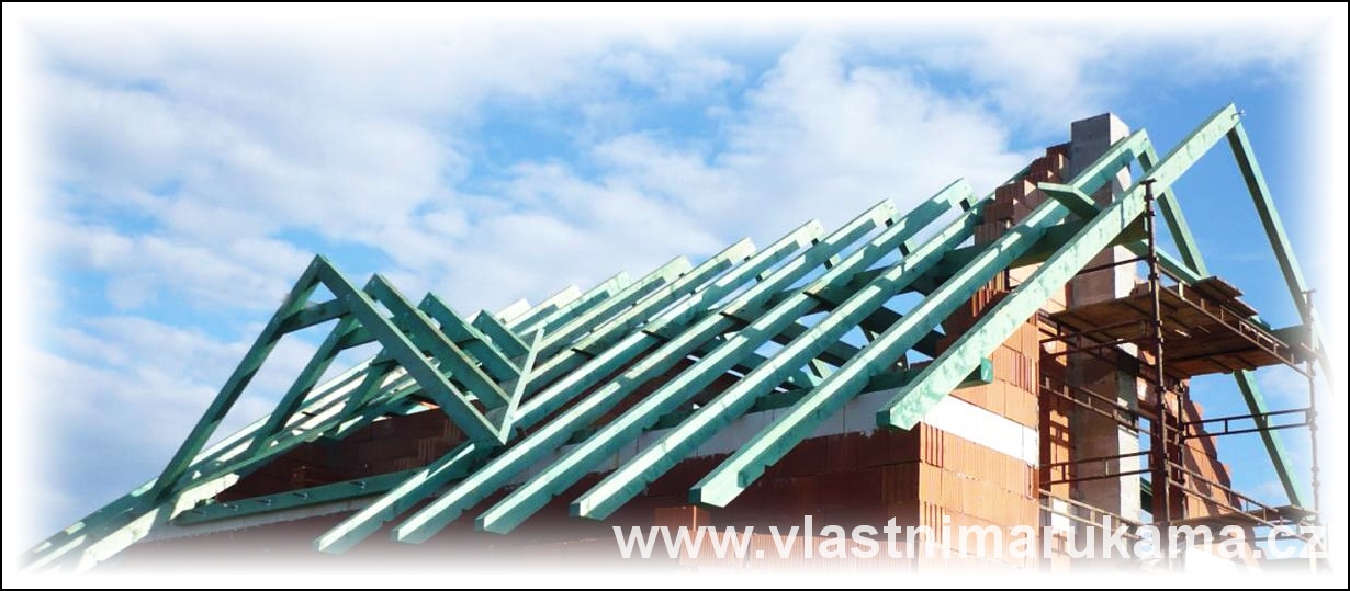 krov, foto med krov střechy ošetřený proti dřevokazům