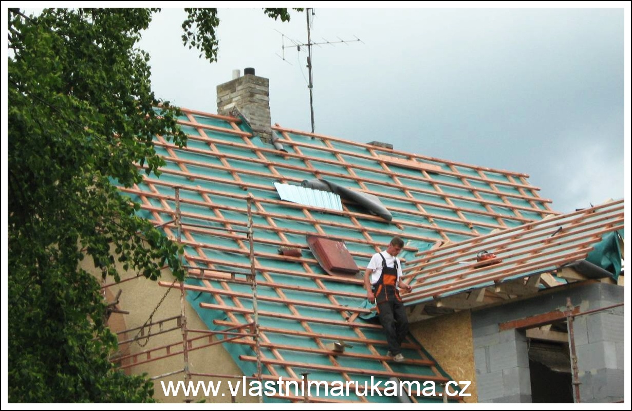 laťování, foto med